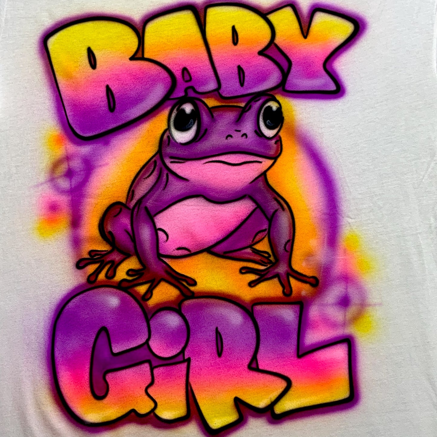 Custom Airbrushed Character Shirt (Not Guaranteed Live)