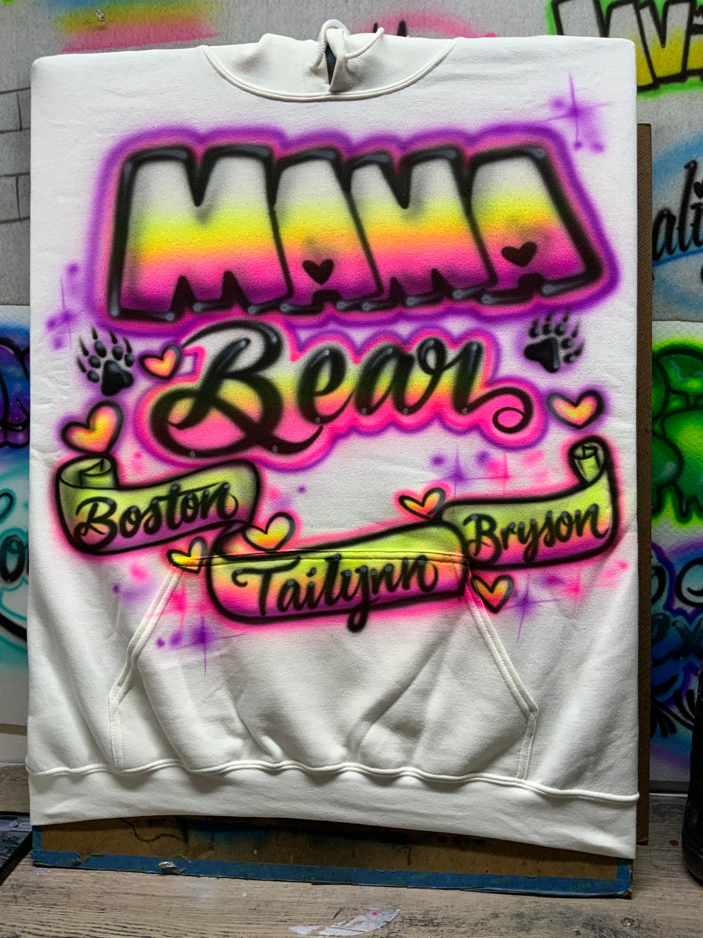 Airbrush Hoodies (Not Guaranteed Live)