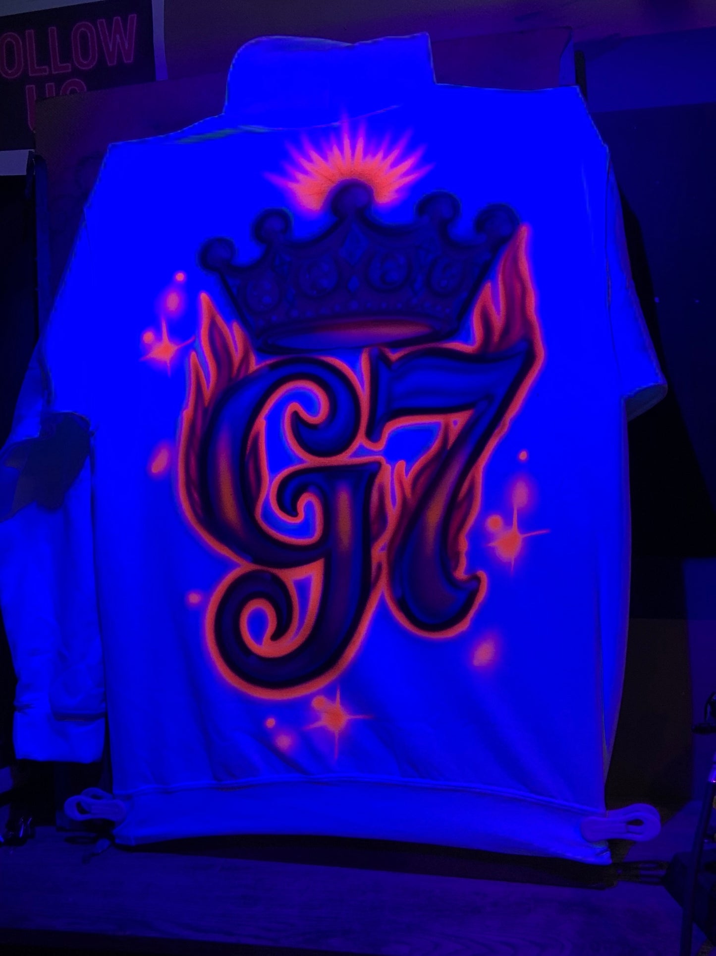 Airbrush Hoodies (Not Guaranteed Live)