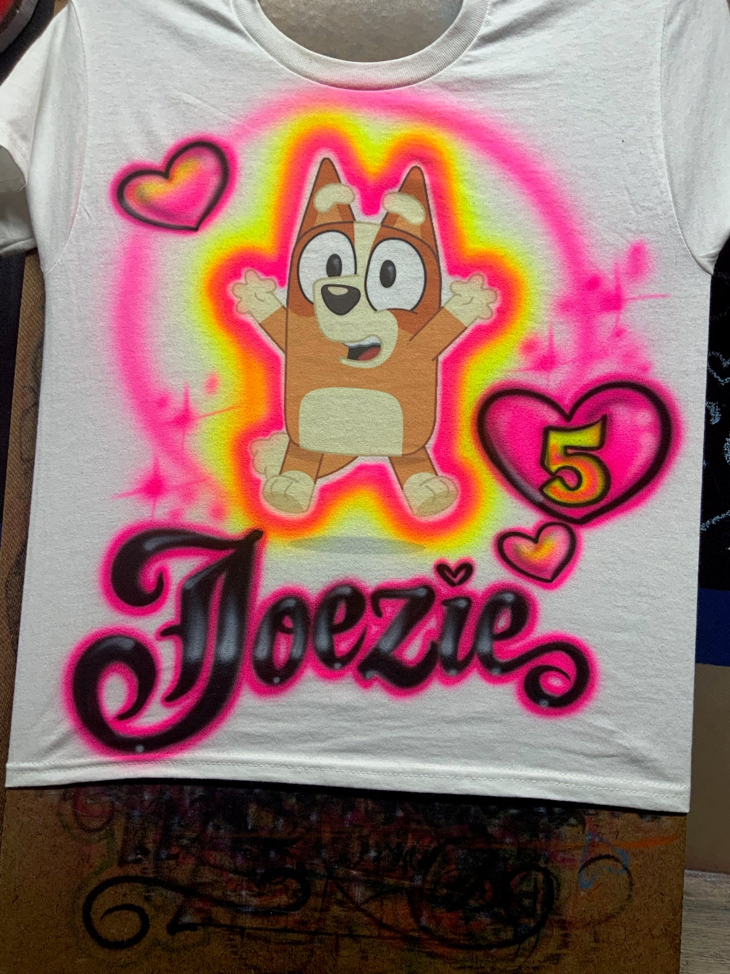 Custom Airbrushed Photo Shirt (Not Guaranteed Live)