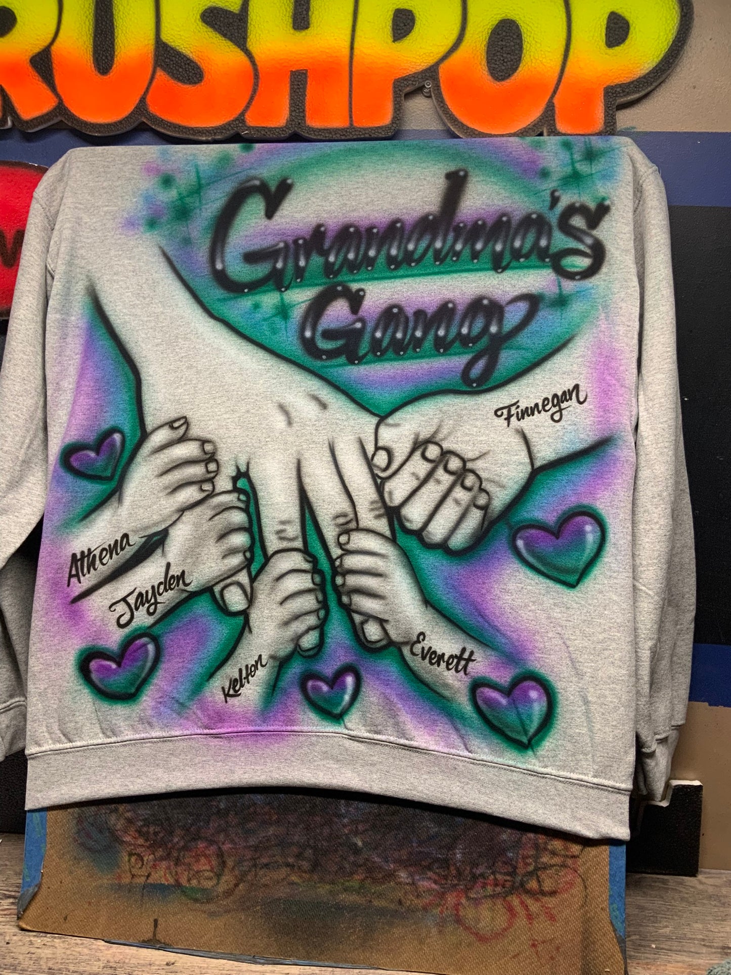 Airbrush Hoodies (Not Guaranteed Live)