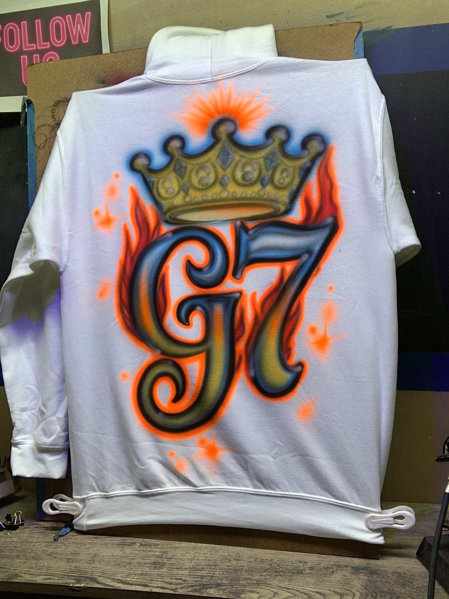 Airbrush Hoodies (Not Guaranteed Live)