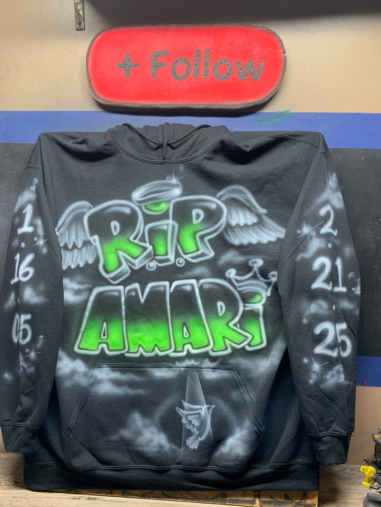 Airbrush Hoodies (Not Guaranteed Live)