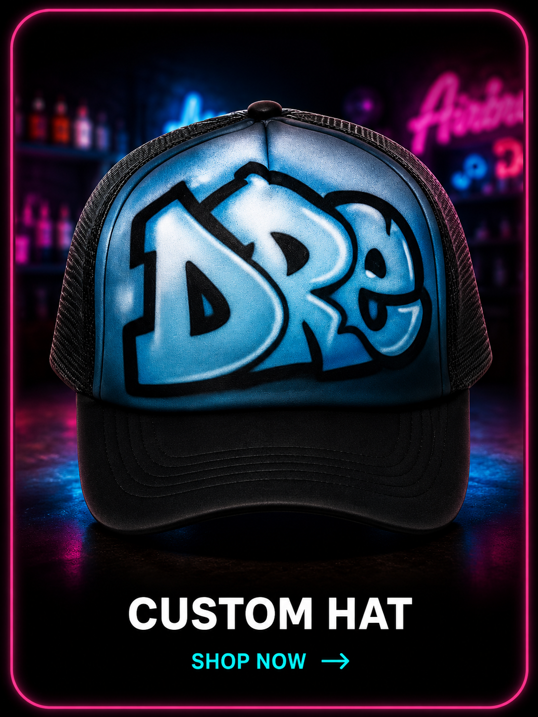 Custom Airbrush Hat