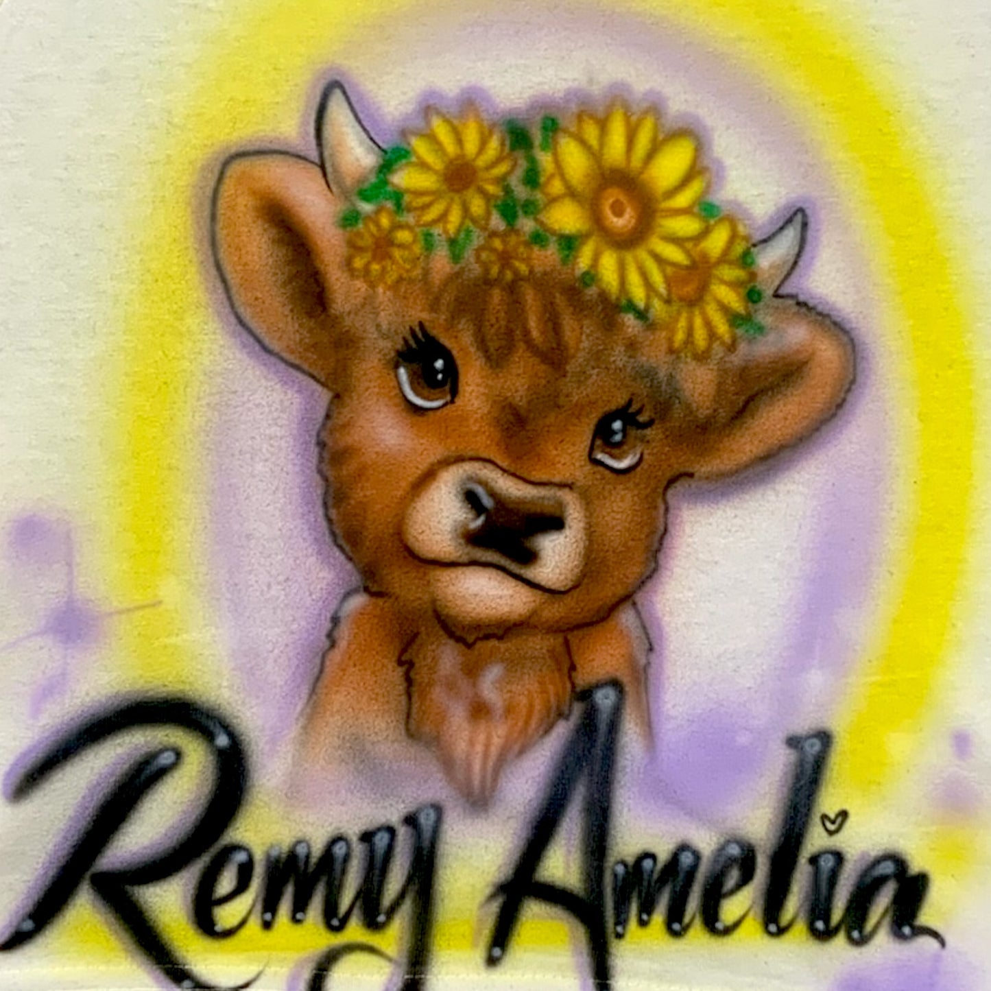 Custom Airbrushed Character Shirt (Not Guaranteed Live)