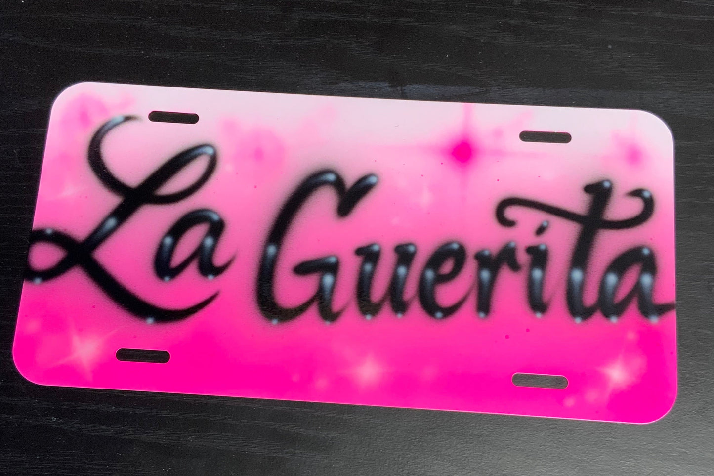 Airbrush Car Tags (Not Guaranteed Live)