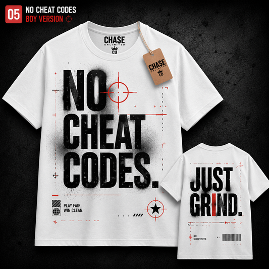 No Cheat Code Chase Unlimited gamer tee