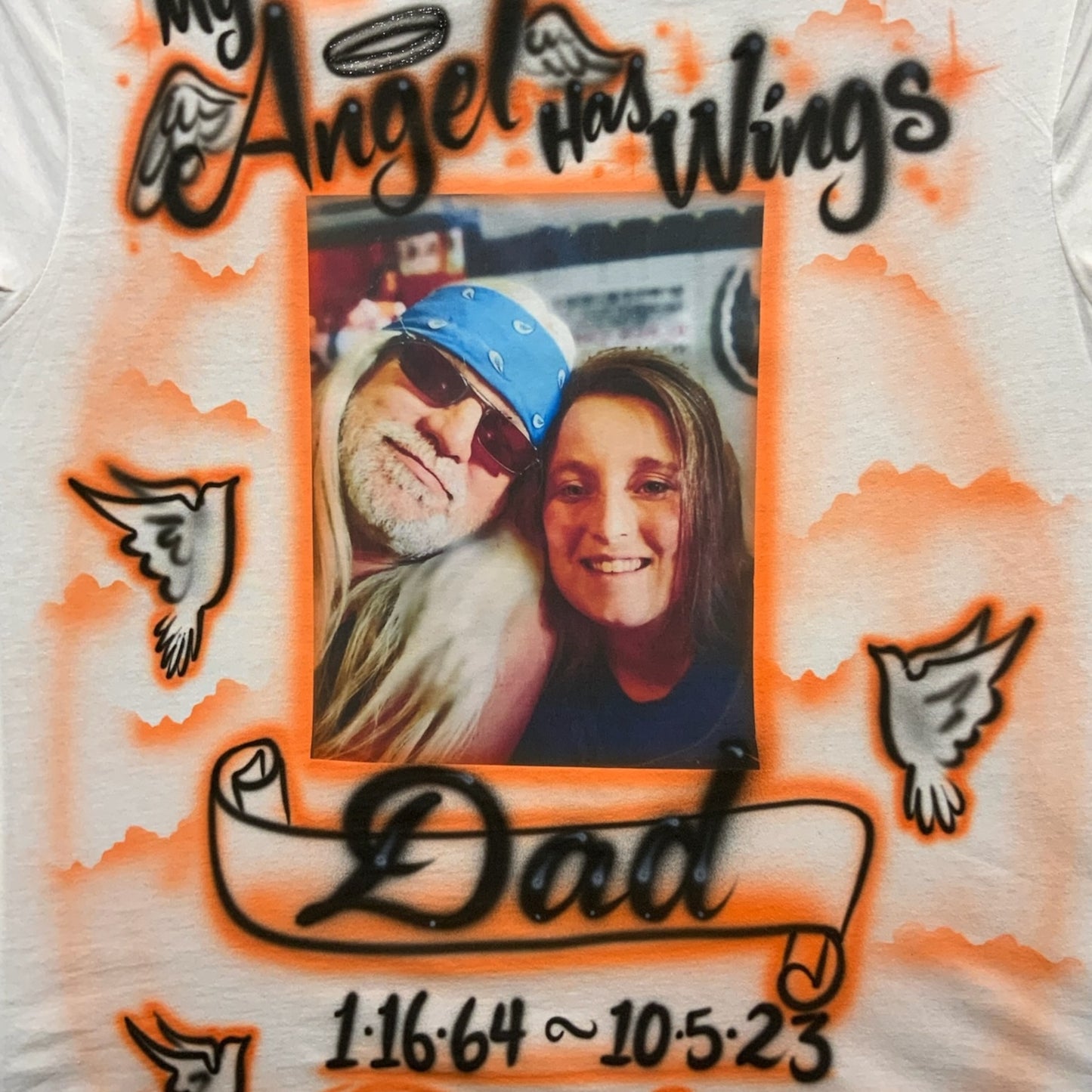 Custom Airbrushed Photo Shirt (Not Guaranteed Live)