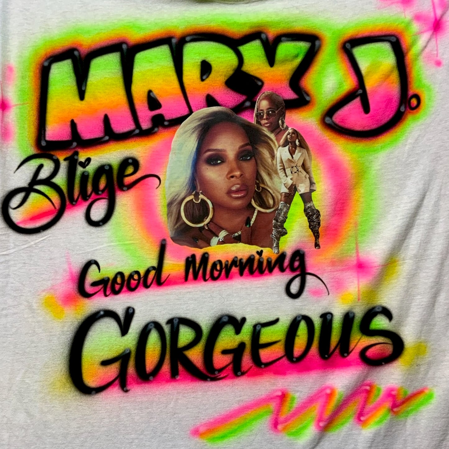 Custom Airbrushed Photo Shirt (Not Guaranteed Live)