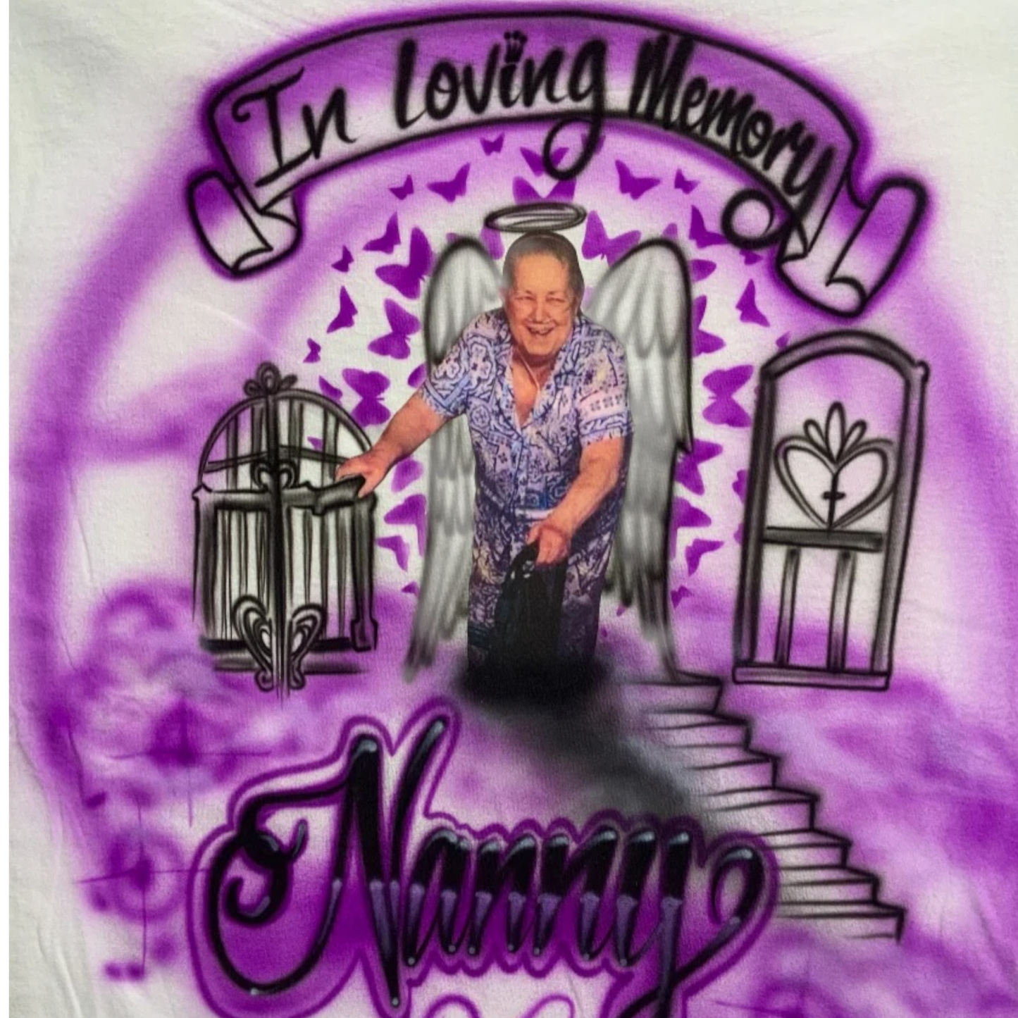 Custom Airbrushed Photo Shirt (Not Guaranteed Live)