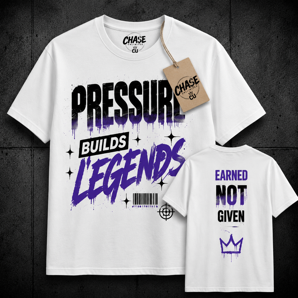 Chase Unlimited bundle - Pressure Builds Legends tee